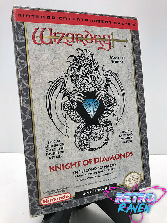 Wizardry: Knight of Diamonds - The Second Scenario - Nintendo NES - Complete